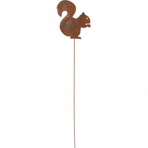 Floristik24 Plugue de jardim pátina de esquilo plugue decorativo 20cm