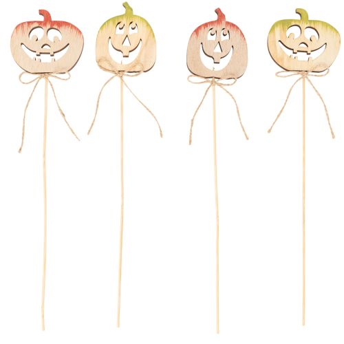 Abóbora decorativa com rosto, decoração de Halloween, 31 cm, 12 peças | Floristik24.pt