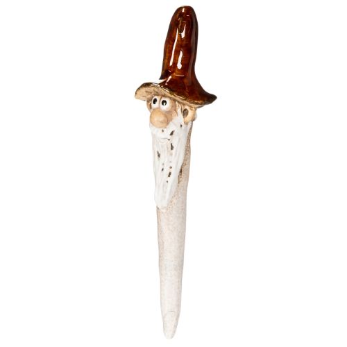Gnomo decorativo de jardim para vasos de plantas, 16 cm, 2 peças | Floristik24.pt