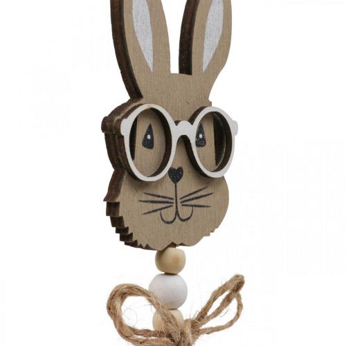 Itens Plugue de flor coelho com óculos plugue decorativo de madeira 4×7,5cm 12uds