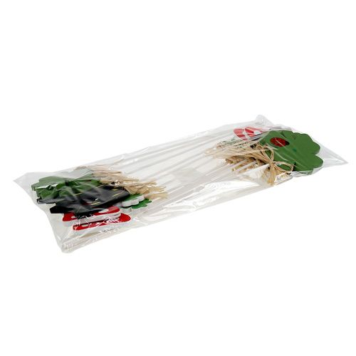 Floristik24 Plug com símbolo da sorte 6,5-8cm 12pcs
