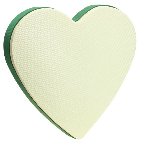 Itens Coração de espuma floral 38×36,5cm espuma floral molhada verde 2 peças
