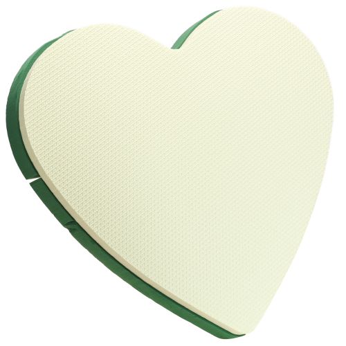 Itens Coração de espuma floral grande espuma floral molhada verde 48cm 2 peças