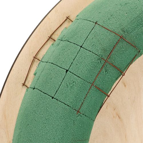 Itens Placa de madeira para guirlanda de espuma floral, espuma floral úmida, 38 cm, 2 peças