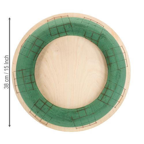 Itens Placa de madeira para guirlanda de espuma floral, espuma floral úmida, 38 cm, 2 peças