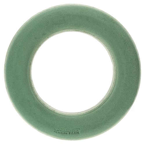 Itens Anel de espuma floral verde Ø25cm arranjo de guirlanda de 4 peças