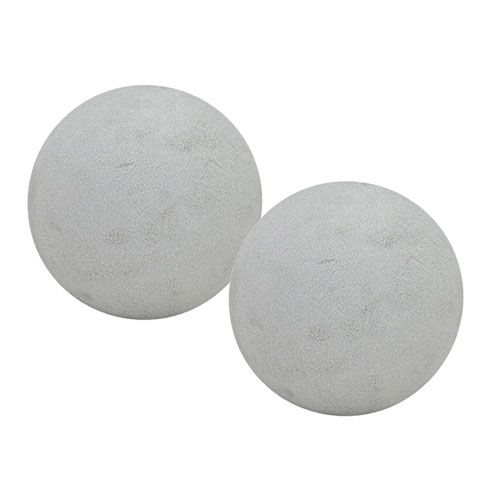 Itens Bola de espuma floral Bola de espuma cinza Ø12 cm 6 peças