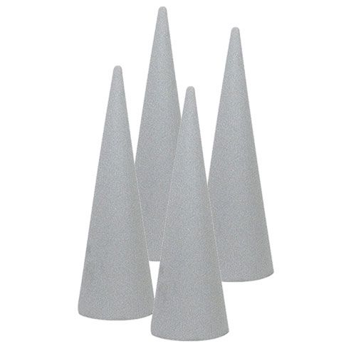 Itens Cone SEC de espuma floral 32cm 4pcs