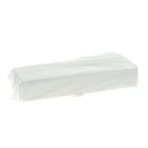 Floristik24 Cubos para espuma floral 6,5cm branco 20 un