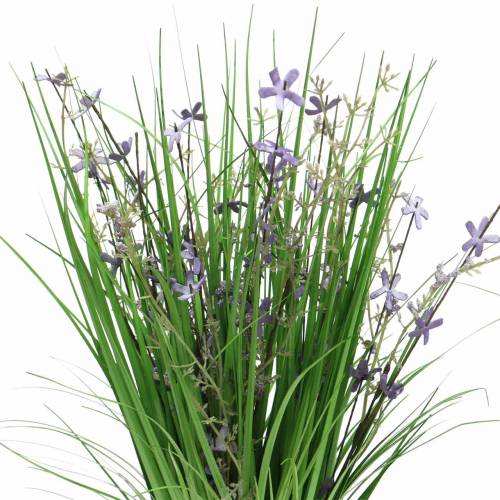 Floristik24 Bouquet Deco em pé com flores do prado artificial lilás 51cm