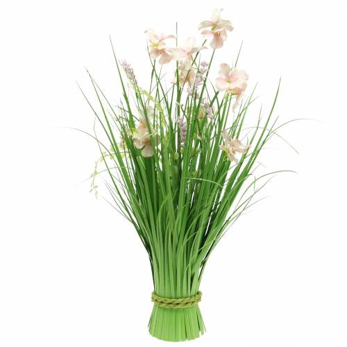 Floristik24 Bouquet Deco em pé com flores campestres rosa artificial 51cm