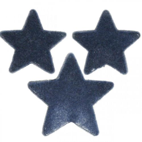 Granulado natalino, estrelas, azul Ø4/5cm 40p