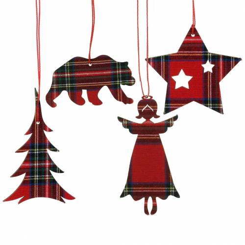 Floristik24 Decoração da árvore de Natal com diamantes vermelhos 8 cm 12 unidades