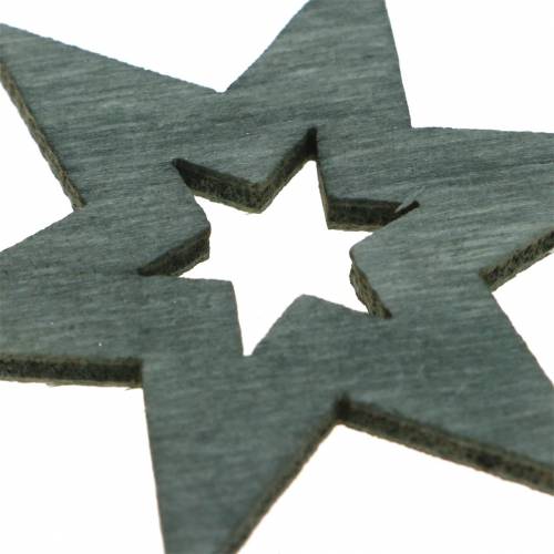 Floristik24 Decoração dispersa estrela preta, prata, cinza escuro sortida 4 cm 72 unidades