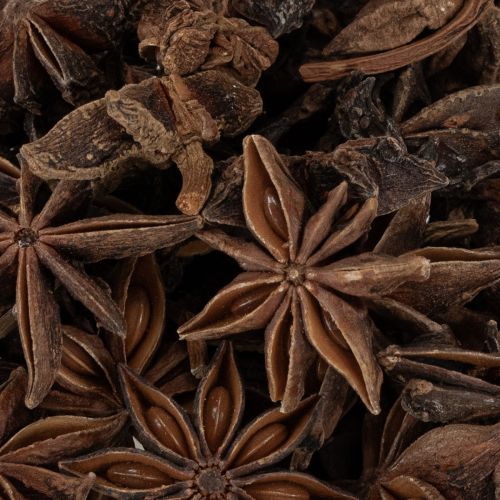 Itens Decoração de anis estrelado, itens artesanais, decoração natural, anis seco 500g