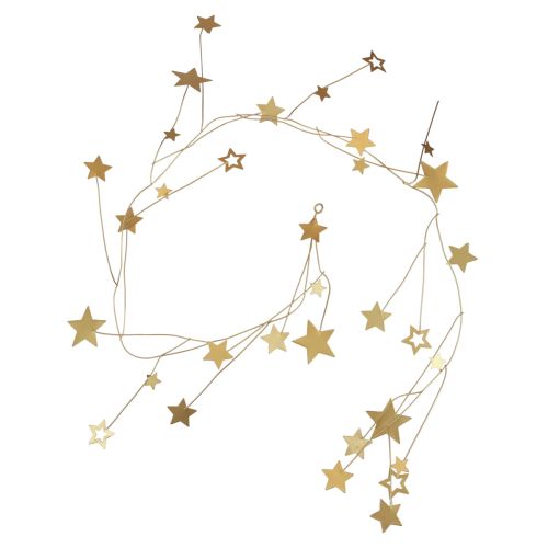 Floristik24 Cabide de decoração de estrela Natal metal dourado 85cm