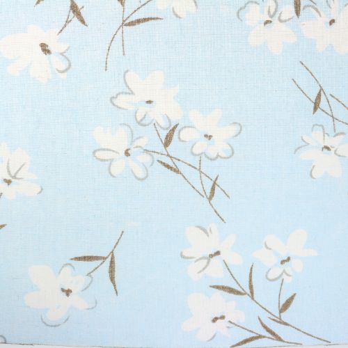 Itens Flores decorativas em tecido azul 30cm x 3m