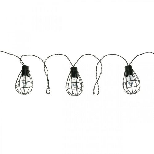 Floristik24 LED solar fada luzes decoração de jardim preto 350cm 8LED