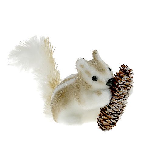 Floristik24 Chipmunk marrom com cones 21x14cm