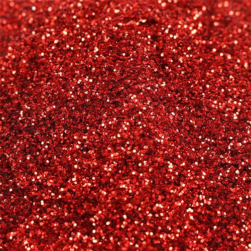 Floristik24 Polvilhe glitter vermelho 115g