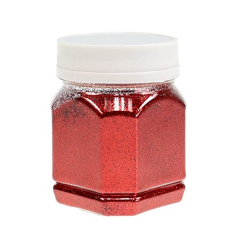 Floristik24 Polvilhe glitter vermelho 115g