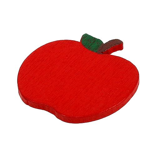 Floristik24 Decoração dispersa maçã caranguejo vermelha 3cm 72 unidades