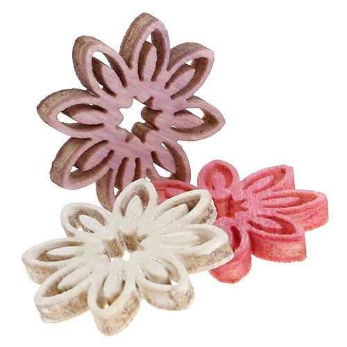 Floristik24 Flor de madeira Streudeko sortida Ø2cm 144 unidades