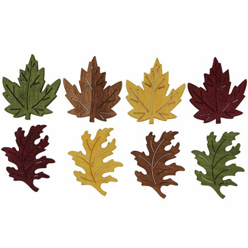 Floristik24 Folha de decoração dispersa carvalho bordo 4cm 72 un