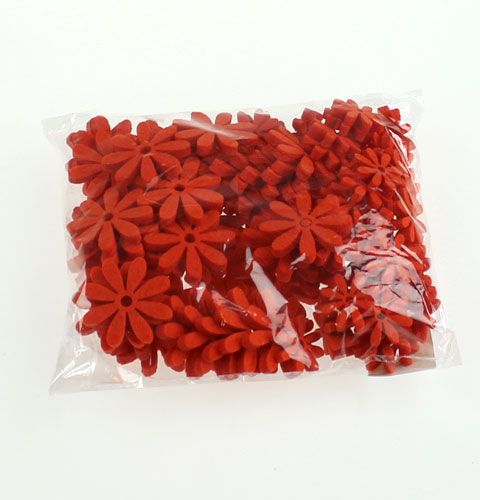 Floristik24 Flores de feltro em 96pcs laranja