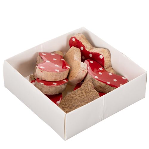 Meias de bolinhas, decoração de mesa de Natal, 6 cm, 8 peças | Floristik24.pt