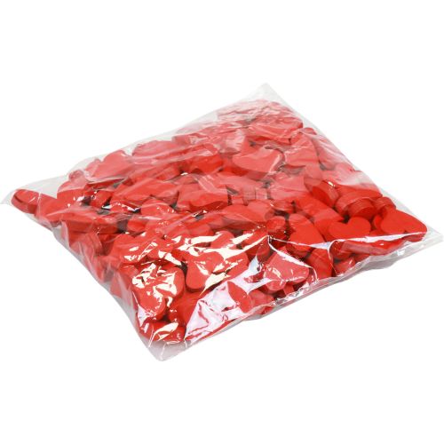 Itens Decoração dispersa corações decoração de madeira corações decoração de mesa vermelho 2cm 180 peças