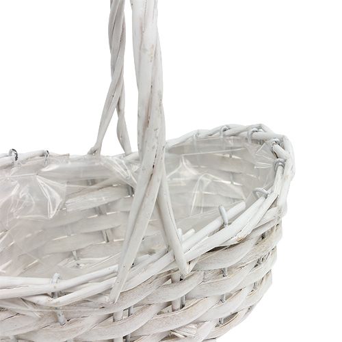 Floristik24 Cesto de dispersão branco 20 cm x 15 cm 1 peça