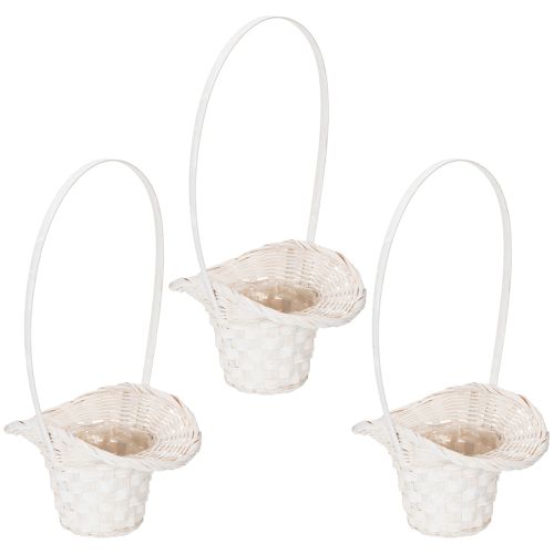 Itens Cesto para espalhar flores e pétalas, 36 cm, conjunto de 3 peças