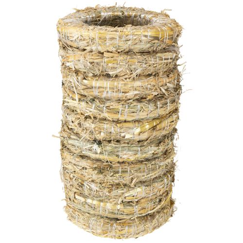 Itens Base para anel de palha, ideal para decoração e arranjos florais.