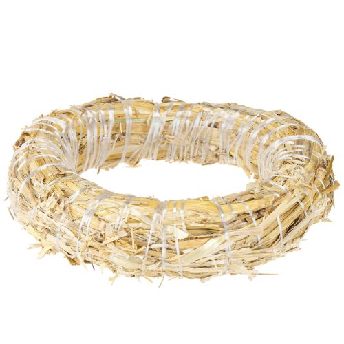 Coroa de palha em branco coroa de palha 15/3cm 2 peças
