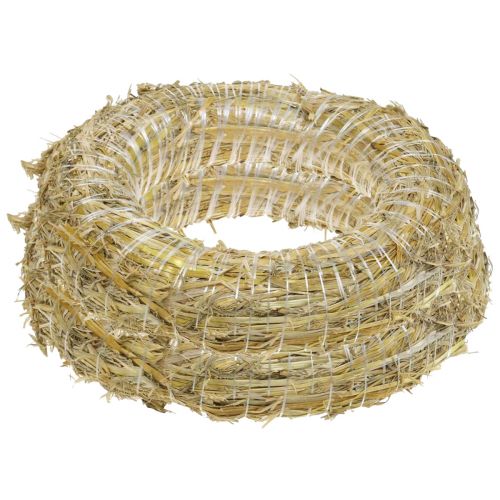 Itens Coroa de palha coroa de palha em branco 35/8cm 2 peças