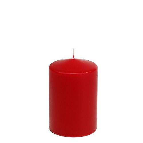 Vela do pilar 120/80 vermelho 6pcs