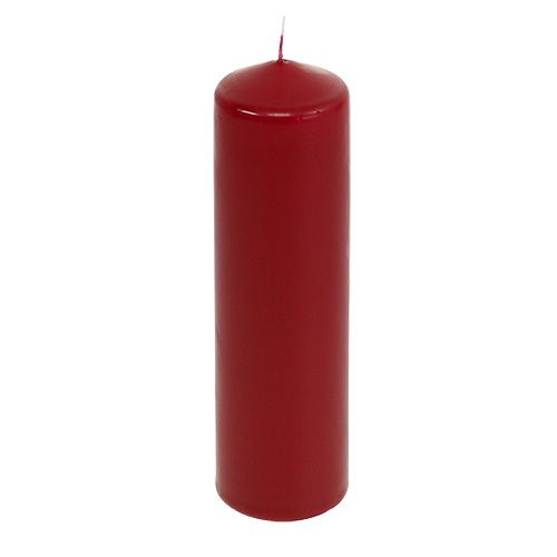 Velas pilares vermelhas Velas do Advento vermelho velho 200/50mm 24 unidades