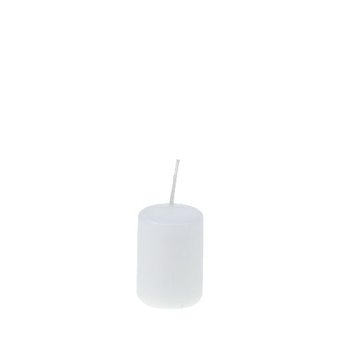 Velas pilar velas de advento brancas velas pequenas 60/40mm 24 un