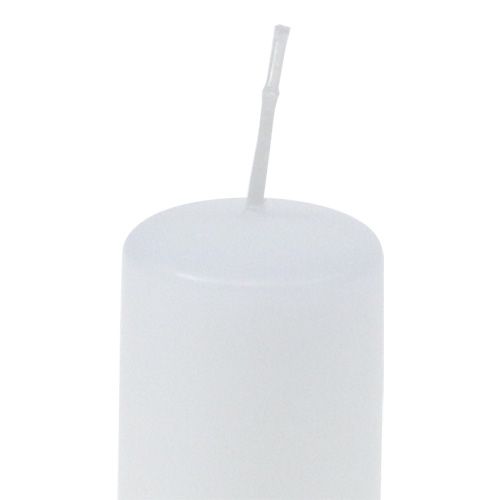 Itens Velas pilar velas de advento brancas velas pequenas 60/40mm 24 un
