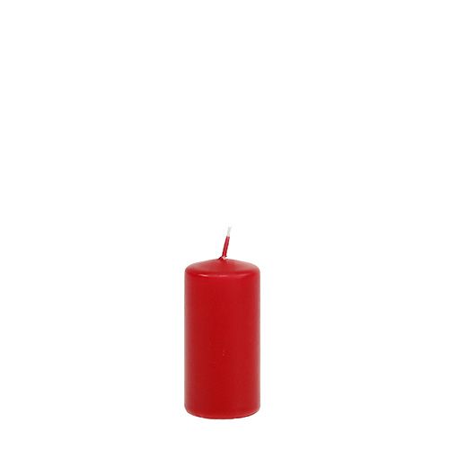 Itens Vela pilar 80/40 vermelha 24 un