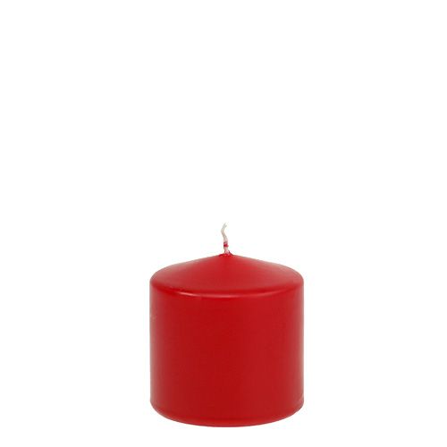 Itens Vela Pilar 80/80 Vermelha 6 Pcs