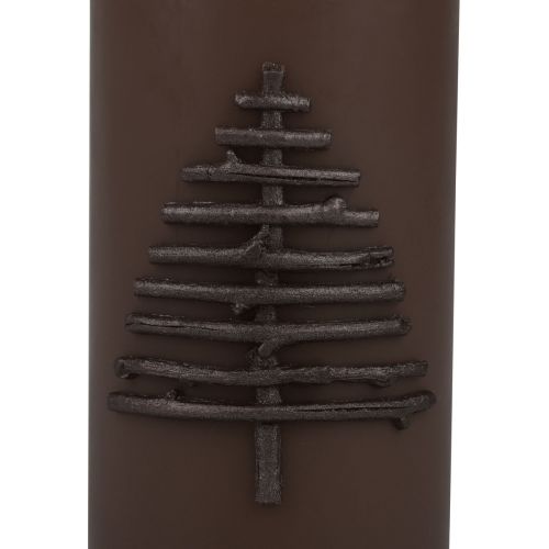 Itens Vela de Natal vela de Natal marrom escuro 150/70mm