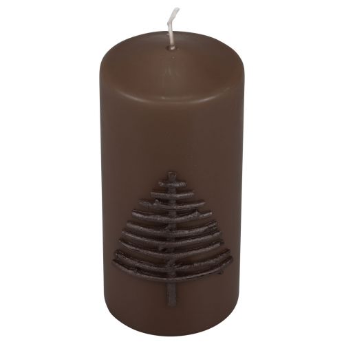 Itens Vela de Natal vela de Natal marrom escuro 150/70mm