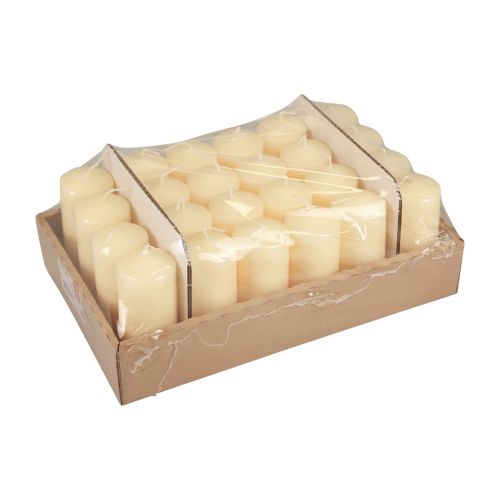 Itens Velas Pilar Velas Advento creme velas 100/50mm 24 un