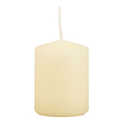 Itens Velas pilares creme velas do advento pequenas 70/50mm 24 unidades