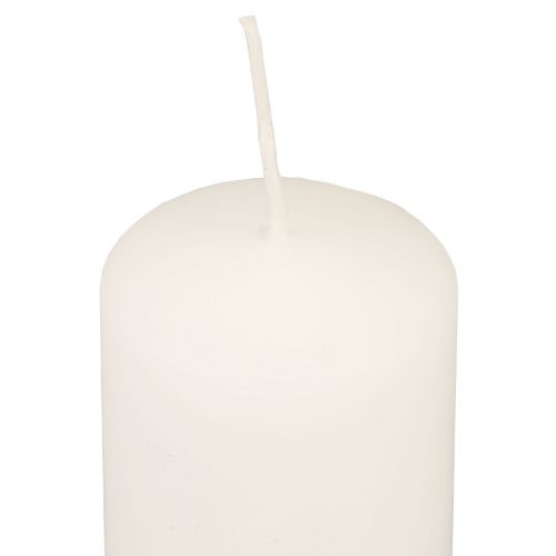 Itens Velas pilar velas brancas do Advento velas pequenas 70/50mm 24 un