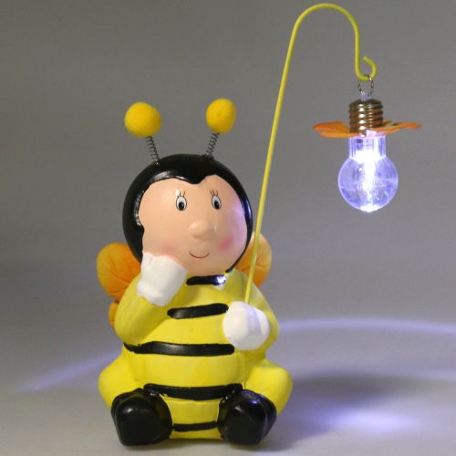 Floristik24 Figura decorativa abelha com luz H21cm