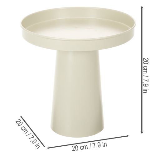 Bandeja de apoio, prato decorativo para velas e estatuetas, 20 cm | Floristik24.pt