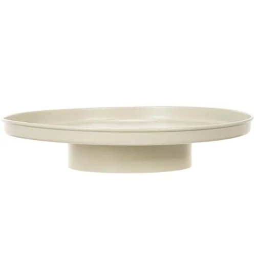 Bandeja decorativa de metal de 30 cm para decoração de plantas. | Floristik24.pt